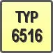 Piktogram - Typ: 6516